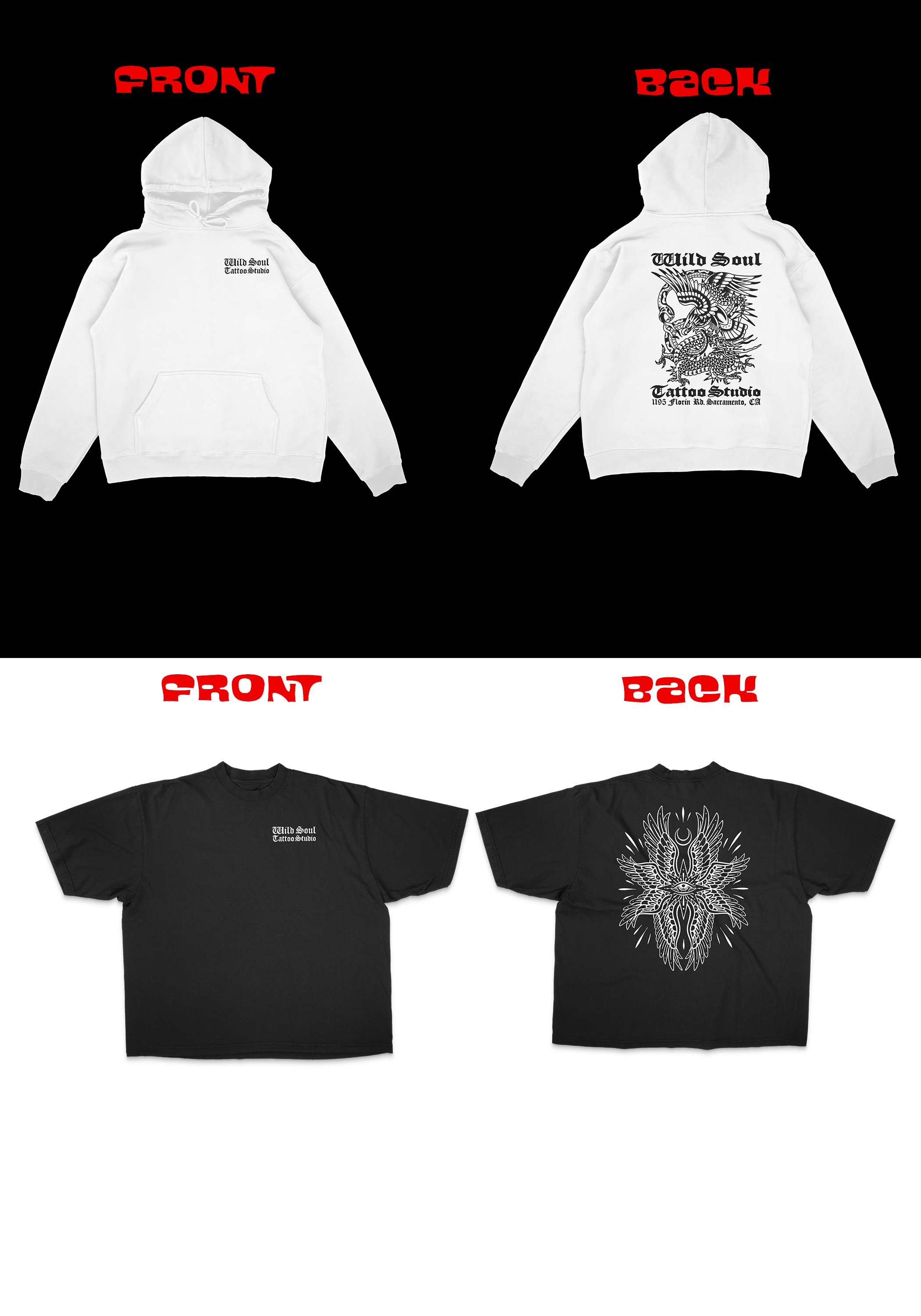 Wild Soul Tattoo Studio — Apparel Mockup